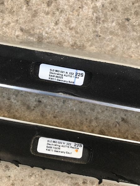 рейлинг на крышу 4L0860021N Audi Q7