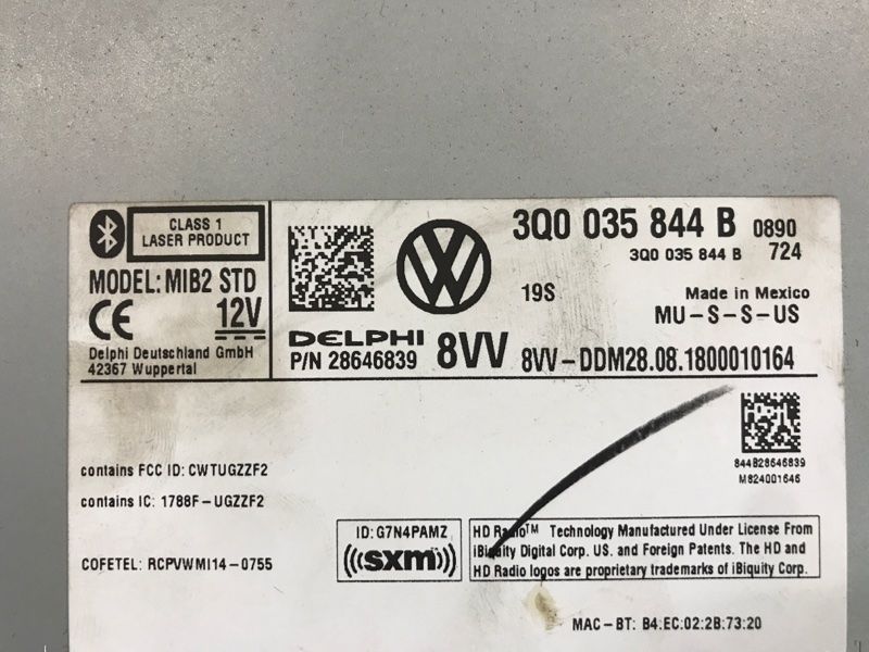 Магнитола Volkswagen Tiguan