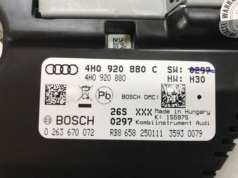 Комбінація приладів 4H0920880C Audi A8
