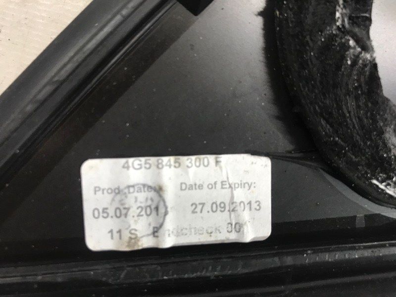 Стекло боковое заднее 4G5845300FNVB Audi A6
