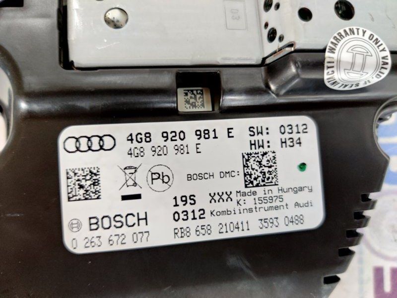 Комбинация приборов / Спидометр 4G8920981E Audi A6