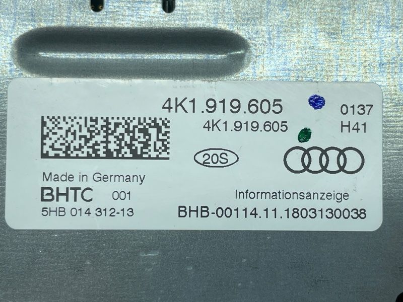 Дисплей 4K1919605 Audi A6