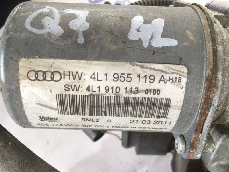 Мотор і трапеція склоочисників 4L1955023F Audi Q7