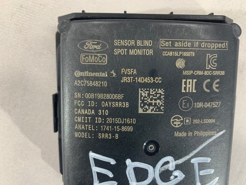 Датчик сліпої зони / блок керування асистента зміни смуги руху jr3t14d453 Ford Edge