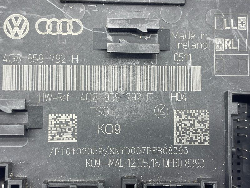 Блок керування дверей 4G8959792H Audi A7