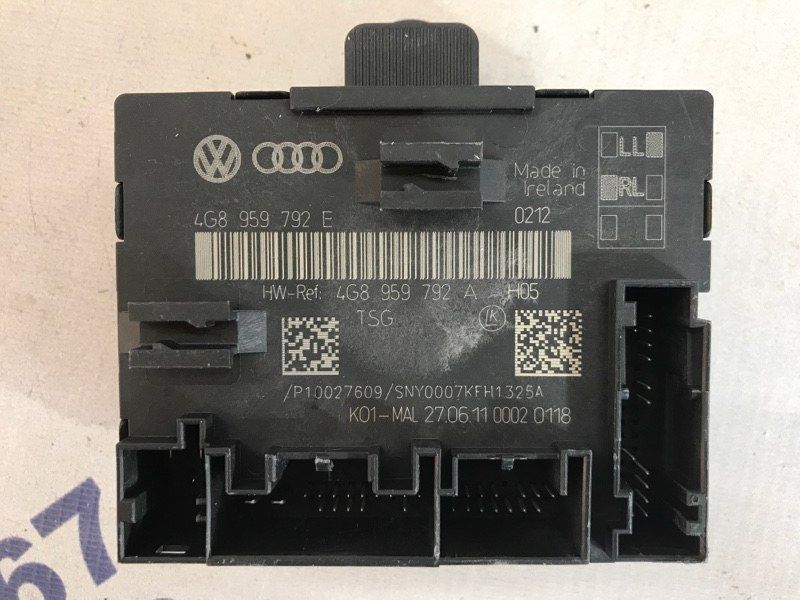 Блок, модуль управления двери 4G8959792E Audi A7