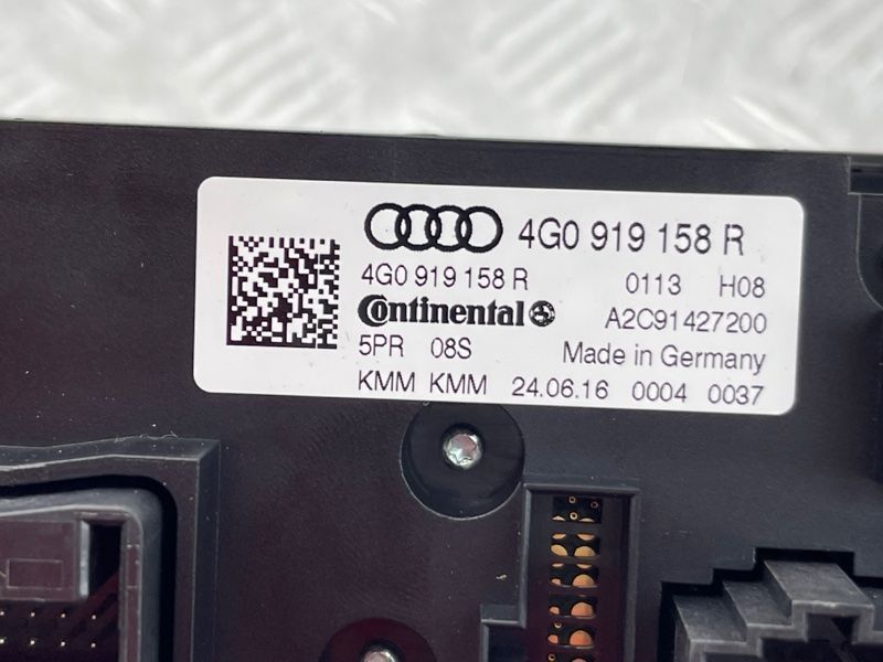 Панель керування клімат-контролем 4G0919158R Audi A6