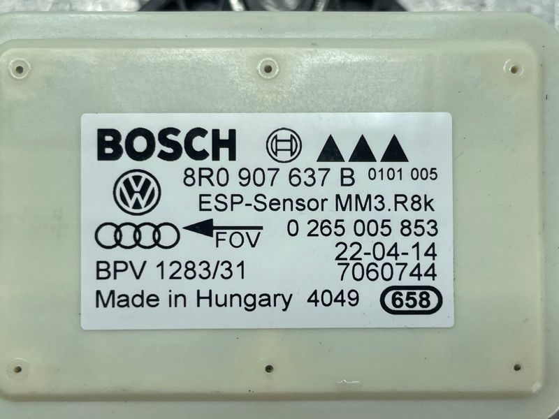 Датчик поперечного ускорения (ESP) 8R0907637B Audi Q5