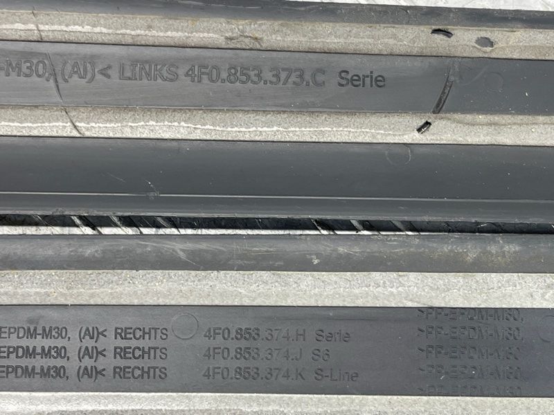 Накладка порогу s-line Audi A6
