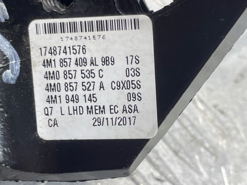 Зовнішнє дзеркало 4M1857409AL9B9 Audi Q7