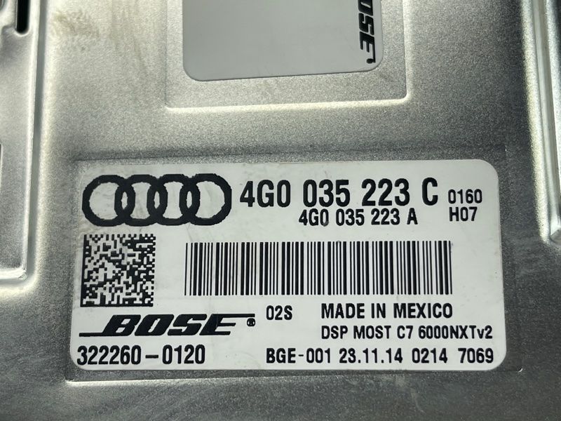 Підсилювач звуку BOSE 4G0035223C Audi A8