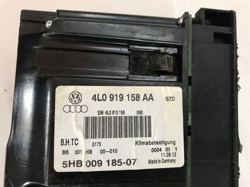 Панель керування клімат-контролем 4L0919158AASZD Audi Q7