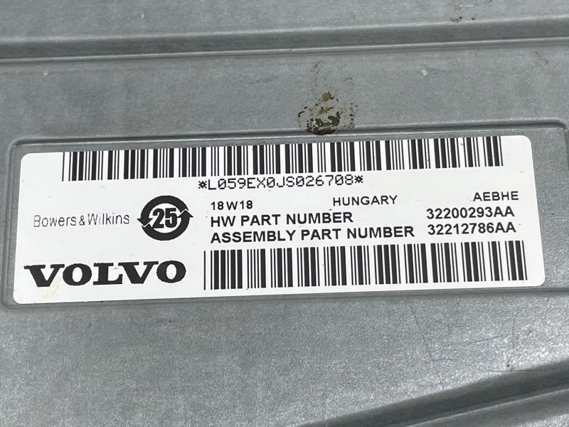 Підсилювач звуку Bowers & Wilkins 36010455 Volvo XC60