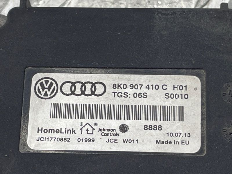 Блок управления системы открывания ворот гаража 8K0907410C Audi Q7