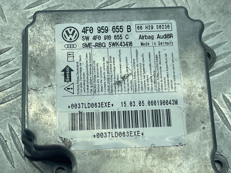 Блок керування подушками безпеки / SRS 4F0959655B Audi A6