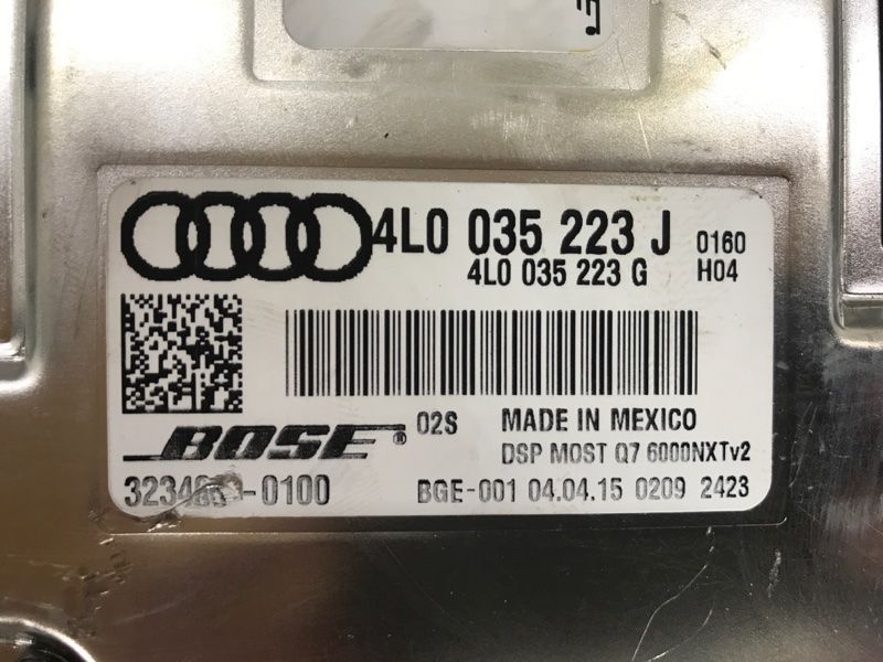 Підсилювач звуку BOSE 4L0035223J Audi Q7