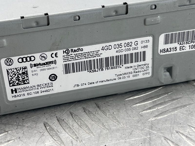 Блок радио 4GD035082G Audi A8