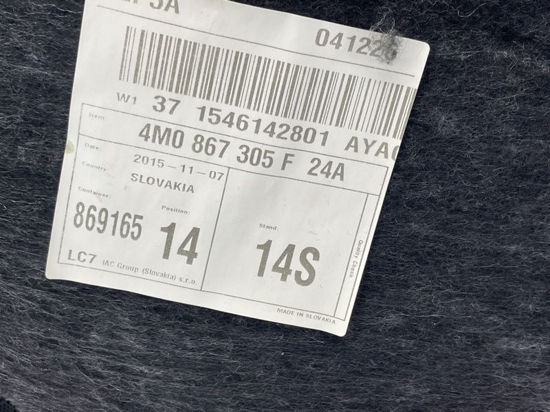 Обшивка дверей 4M0867303ABJ0M Audi Q7