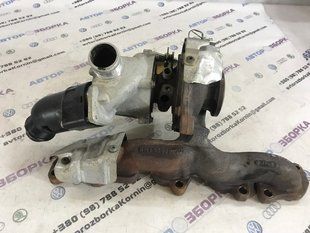 Турбина с выпускным коллектором 04L253010TV Volkswagen Tiguan
