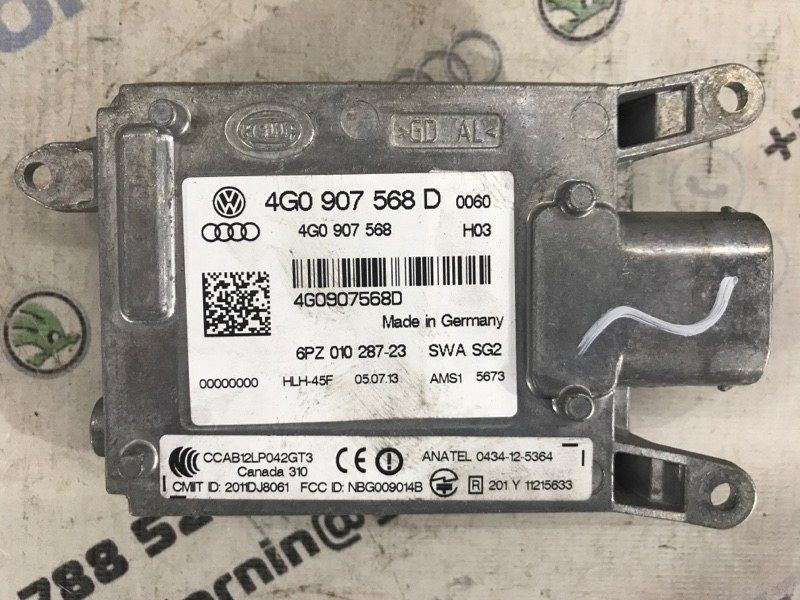 Датчик сліпої зони / блок керування асистента зміни смуги руху 4G0907568D Audi A6