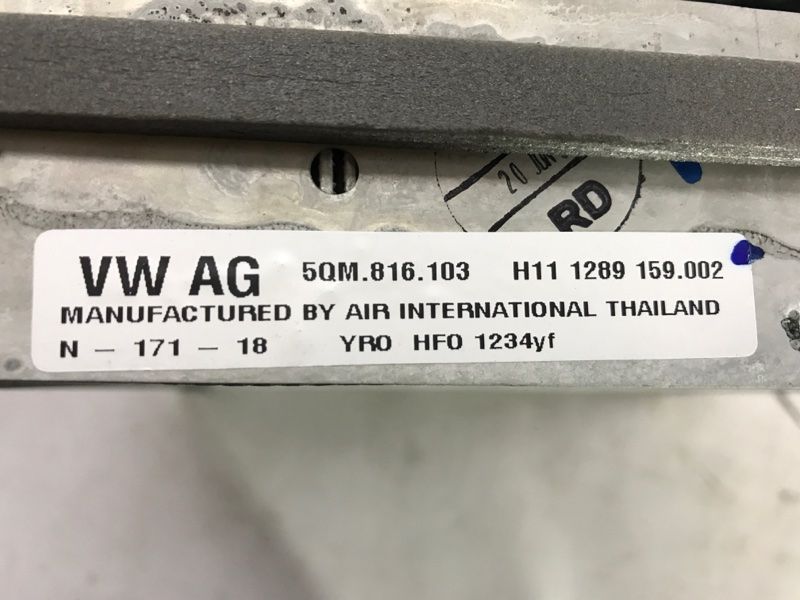 Испаритель кондиционера 5QM816103 Volkswagen Tiguan