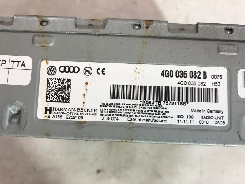 Блок радіо 4G0035082B Audi Q7