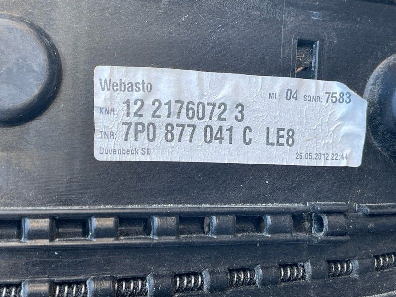 Панорама / люк 7P0877049A Volkswagen Touareg
