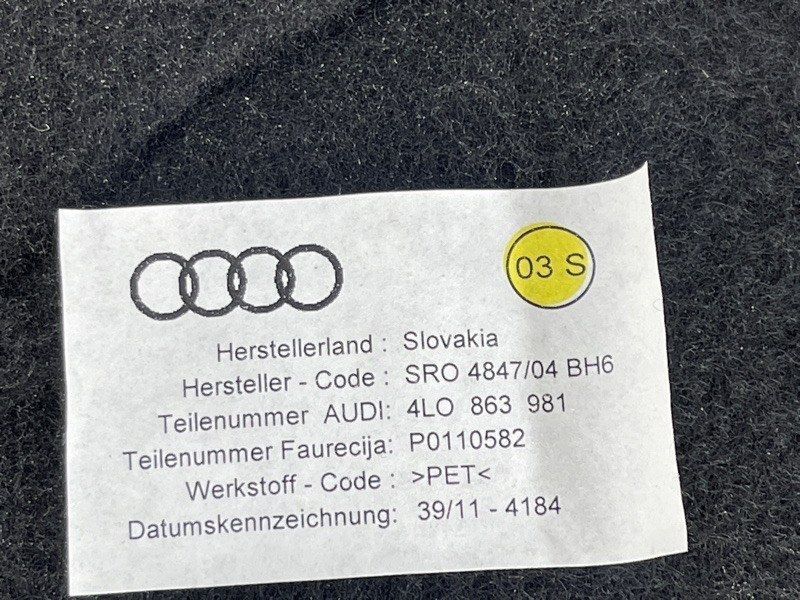 Обшивка дверей Audi Q7