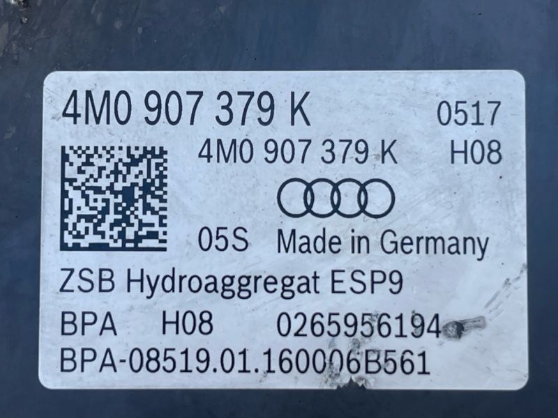 Блок ABS 4M0907379K Audi Q7
