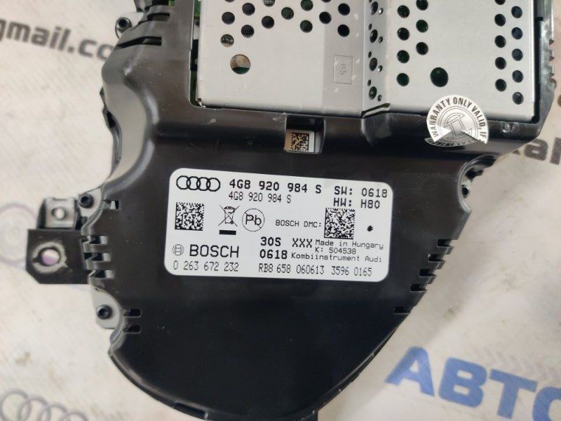 Комбінація приладів 4G8920984S Audi A7