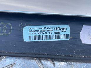 Уплотнитель двери с декоративной накладкой хром задний правый 4G08537642ZZ Audi A6 Audi A6, Audi S6