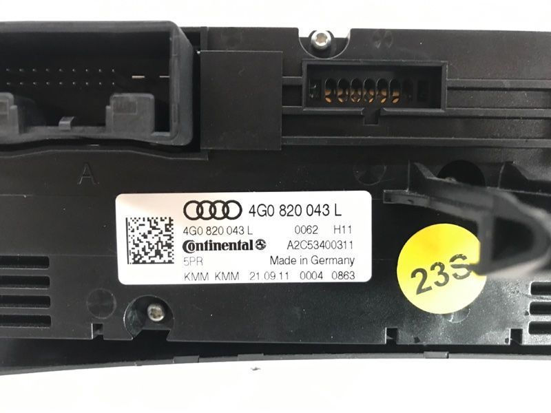 Панель управления климат-контролем 4G0820043L Audi A6