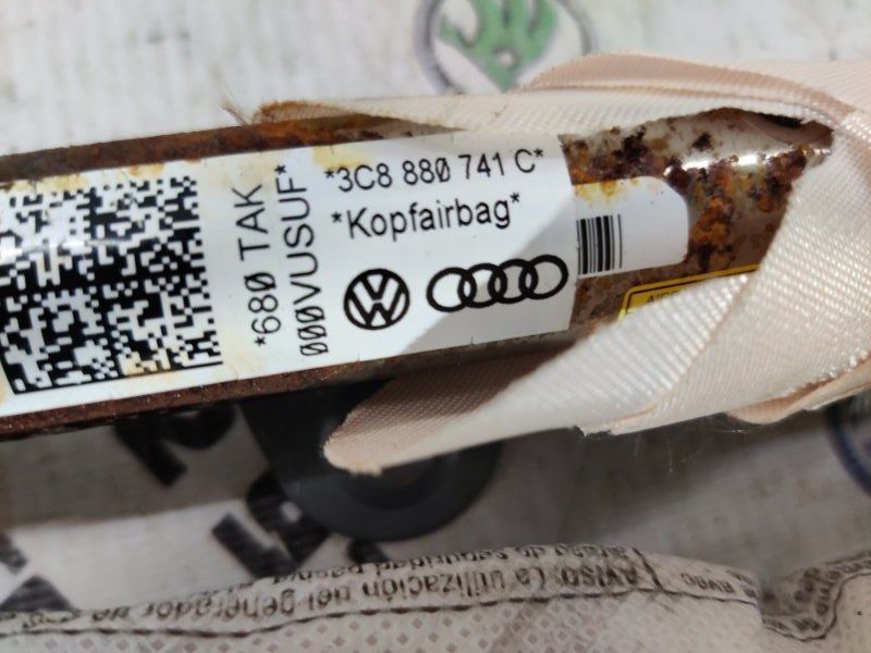 Шторка безпеки бічна / Airbag 3C8880741C Volkswagen CC