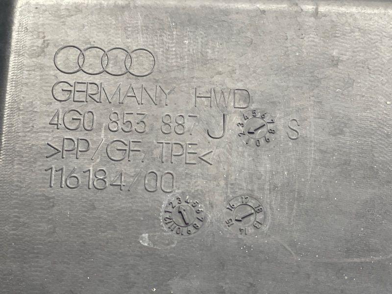 Локер / спойлер колеса 4G0853887J Audi A6