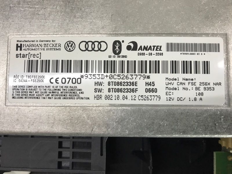 Блок блютуз 8T0862336F Audi A4 Allroad