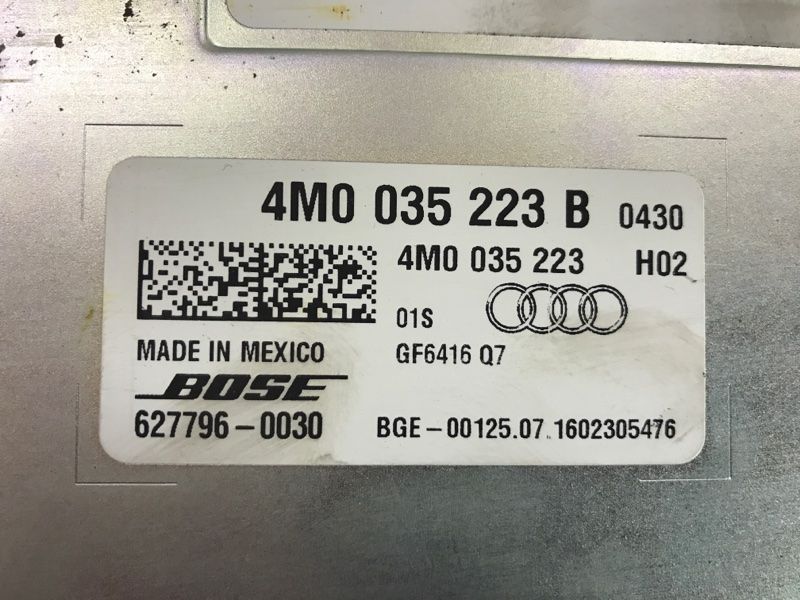 Підсилювач звуку BOSE 4M0035223B Audi Q7