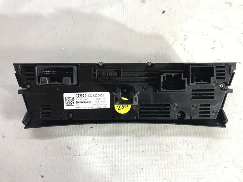 Панель управления климат-контролем 4G0820043L Audi A6