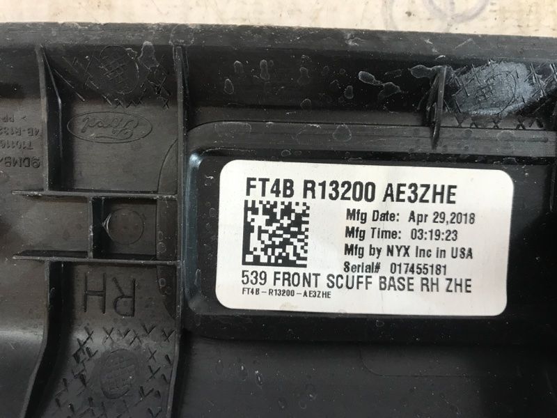 Накладки порога Ford Edge
