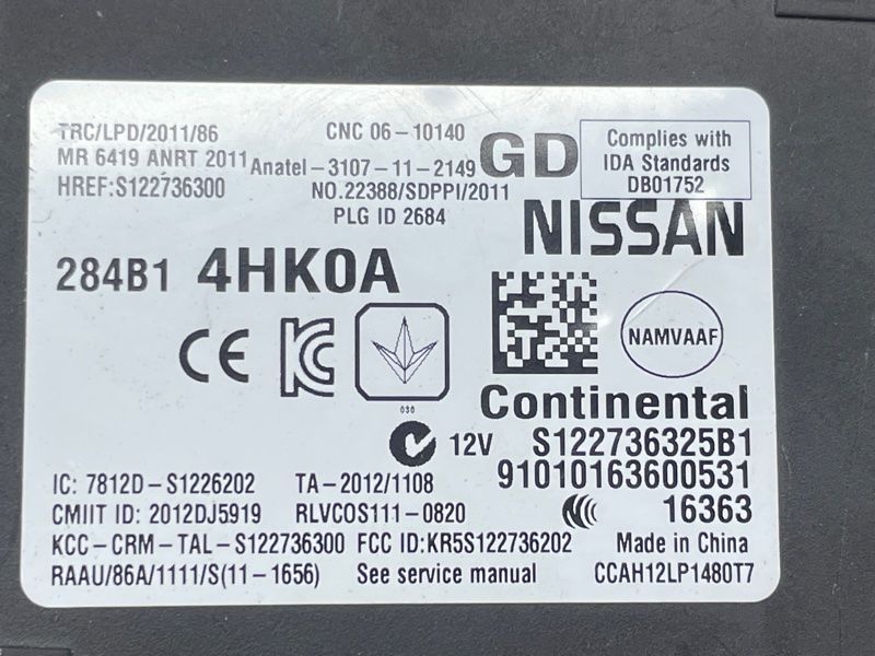 Блок комфорта 284B14HK0A Infiniti Q50