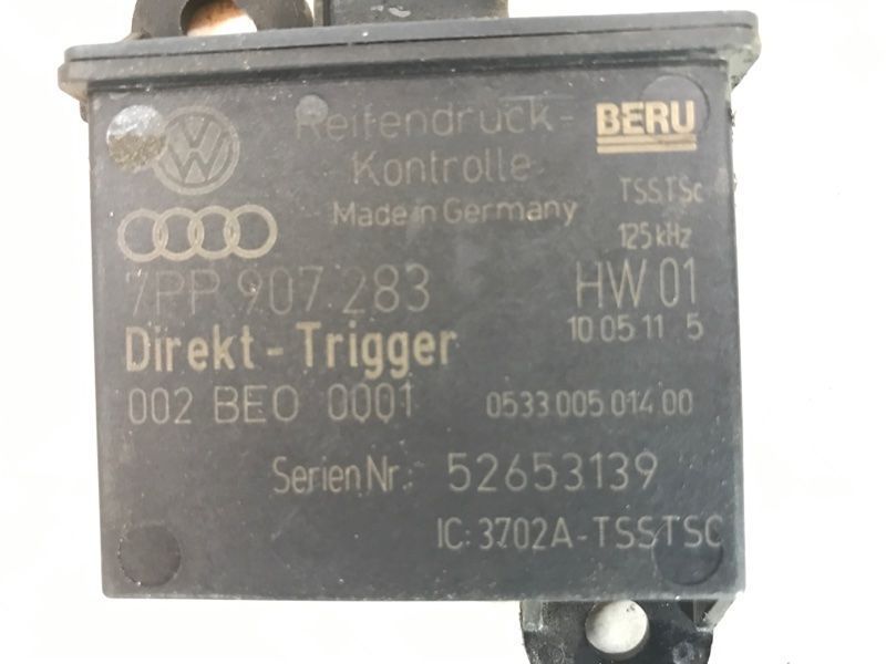 Передавач системи контролю тиску в шинах 7PP907283 Volkswagen Touareg