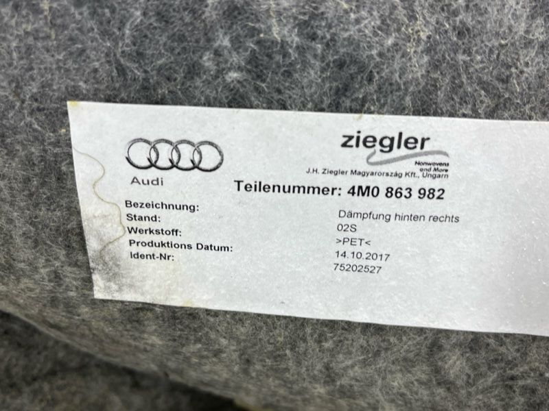 Обшивка дверей Audi Q7