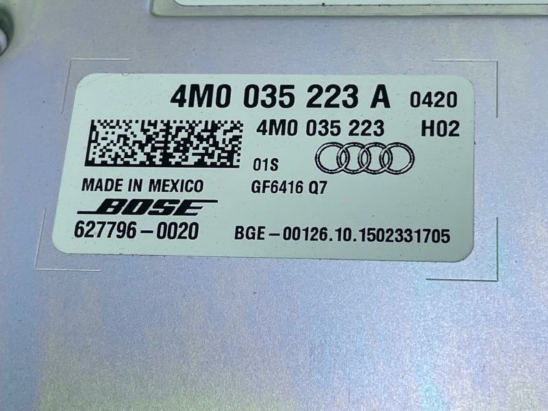 Підсилювач звуку BOSE 4M0035223A Audi Q7