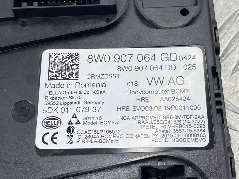 Блок комфорта 8W0907064GD Audi Q7