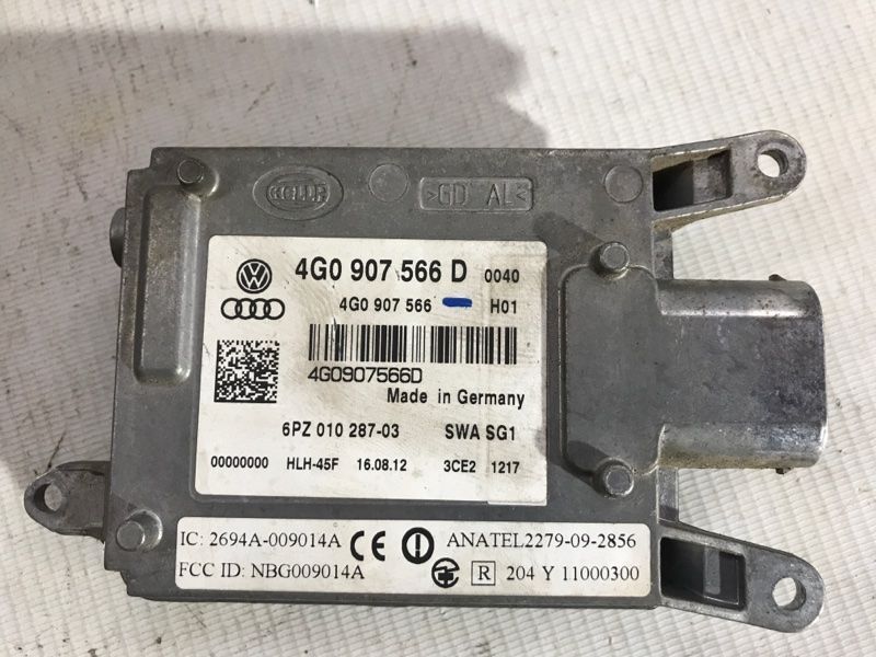 Блок керування асистентом зміни смуги руху правий 4G0907566D Audi A6 Audi A6, Audi S6