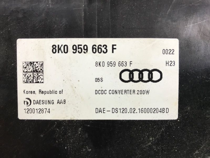 Стабілізатор напруги 8K0959663F Audi A6