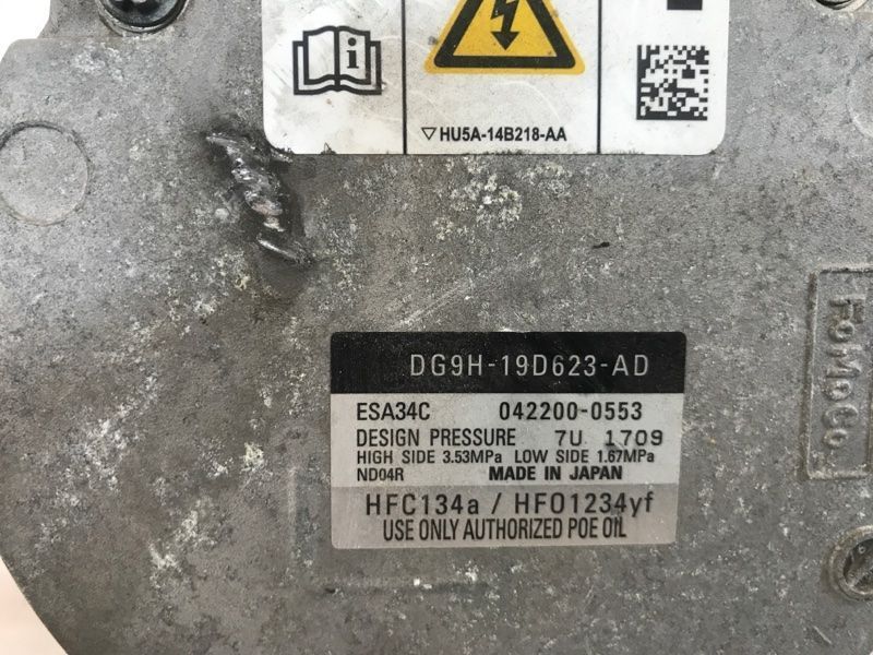 Компрессор кондиционера DG9H19D623AD Ford Fusion