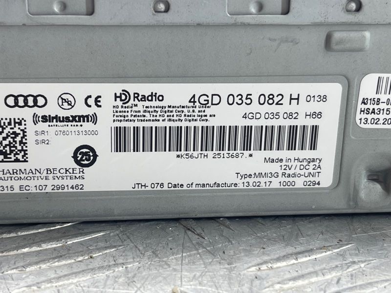 Блок радіо 4GD035082H Audi A8
