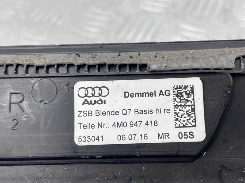 Накладка порога 4M0947418 Audi Q7