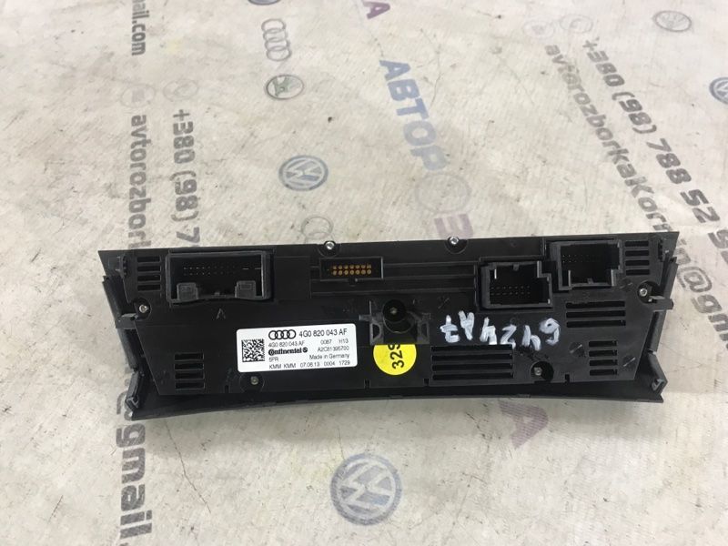 Панель керування клімат-контролем 4G0820043AF Audi A7