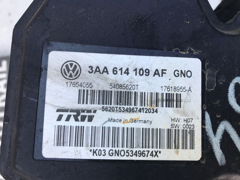 Блок ABS 3AA614109AF Volkswagen CC